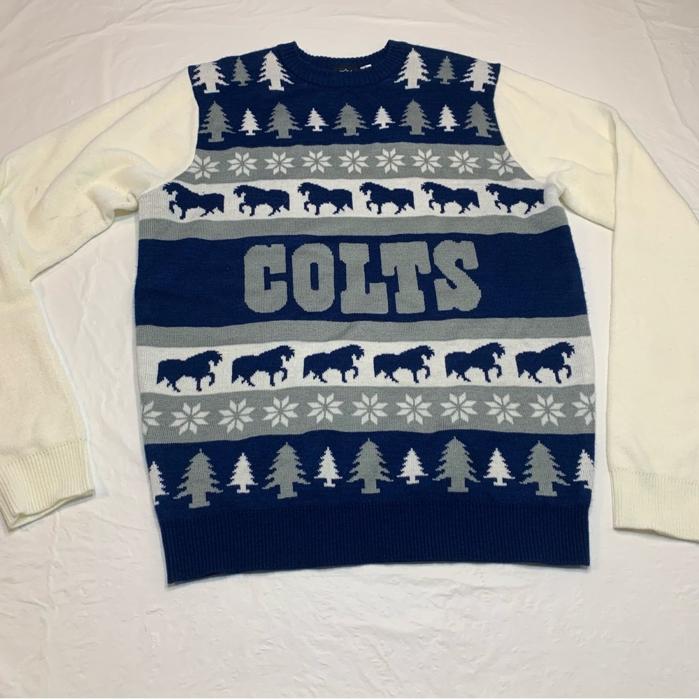 Forever Collectibles NFL Indianapolis Colts Pullover Sweater Men’s M
